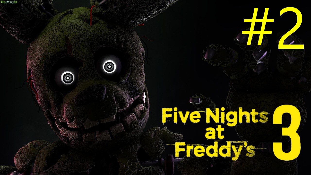 【Five Night at Fredd's 3】#2 ミニゲームをスルッとクリアして今回で終わらす！