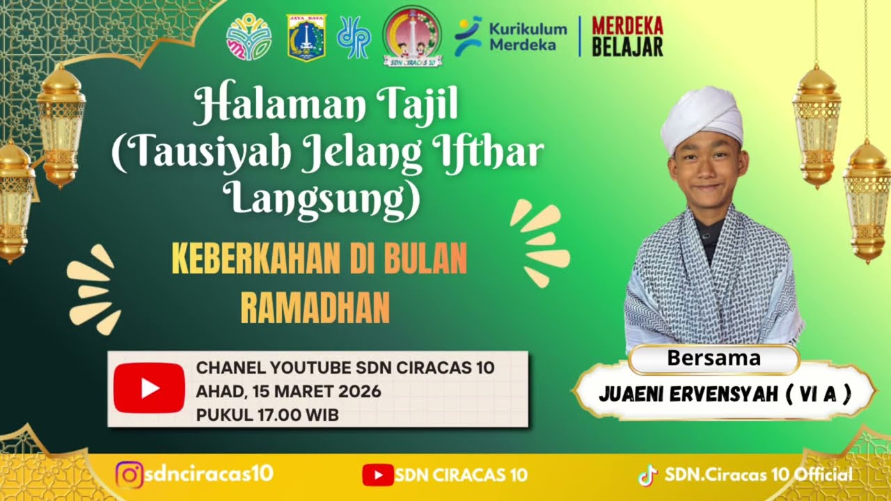HALAMAN TAJIL. Ahad,15 Maret 2026
