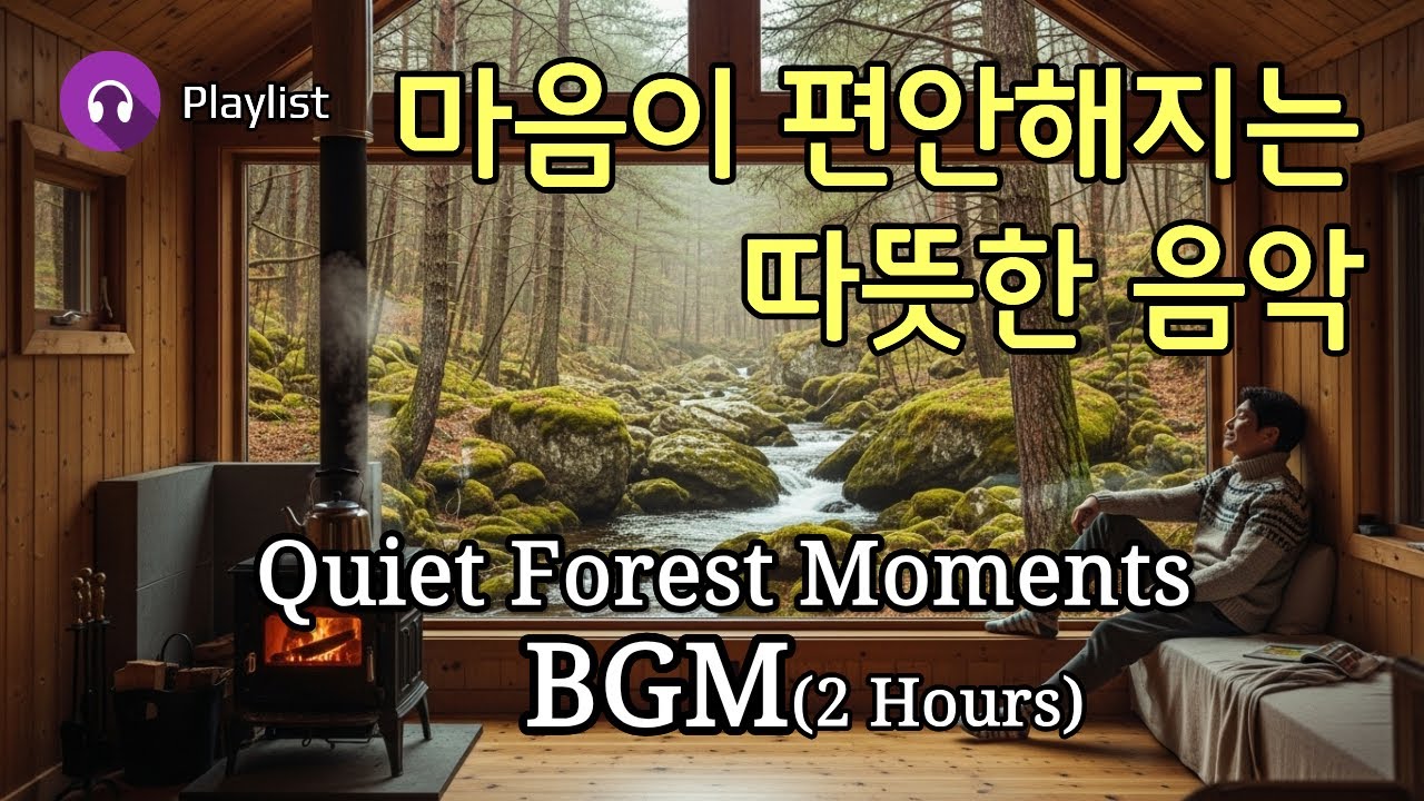 🎧 오늘도 수고한 당신께 – 위로와 휴식을 위한 감성 힐링 배경음악 | Quiet Forest Moments BGM (2 Hours)