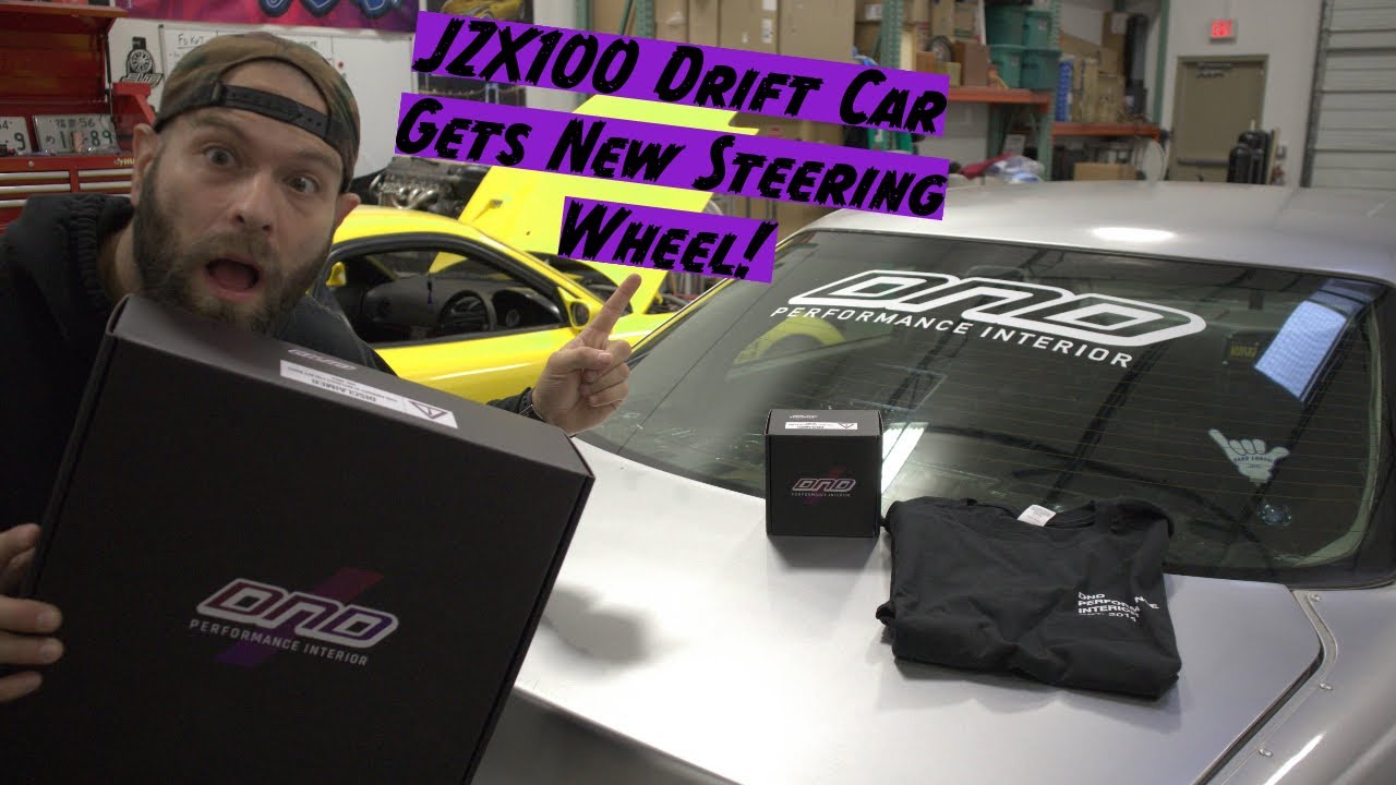 Drift JZX100 Gets New Steering Wheel! DND Performance Interior