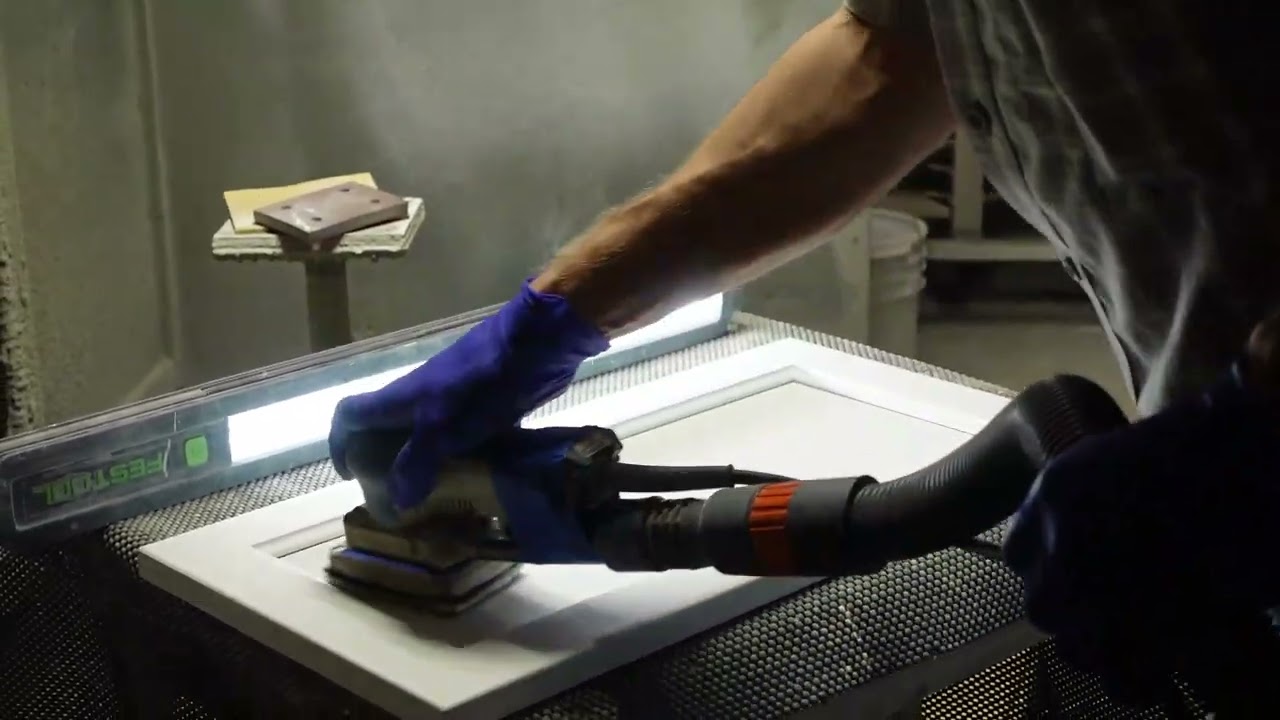 Sanding Primer On Cabinet Doors