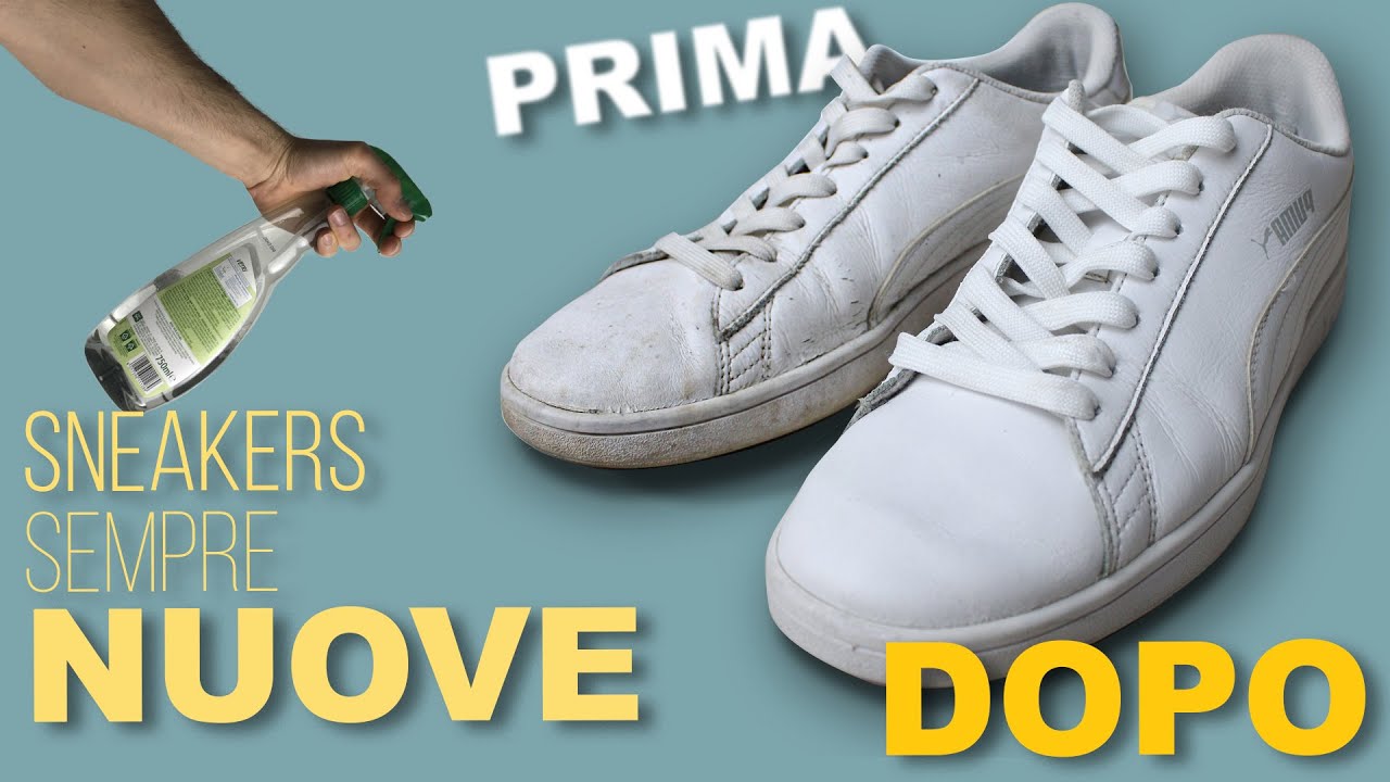Come PULIRE le SNEAKERS Bianche | COME NUOVE | Stile Uomo