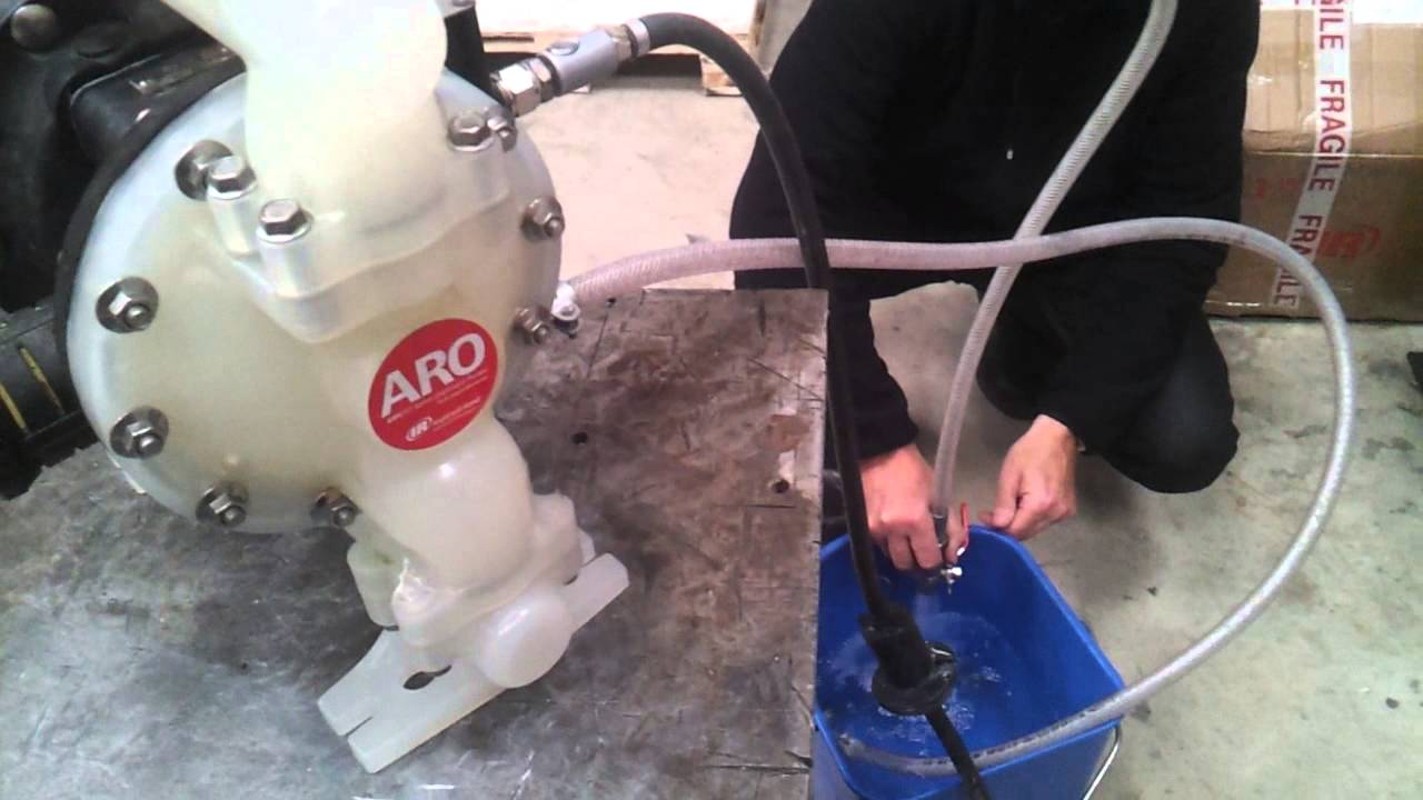 pompe pneumatique à membranes aro