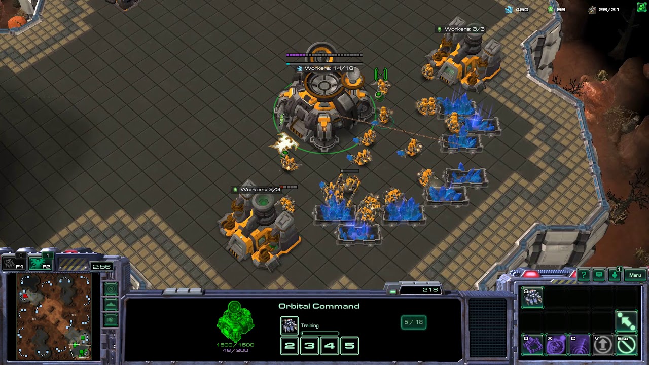 TvP 2 Base Widow Mine drop