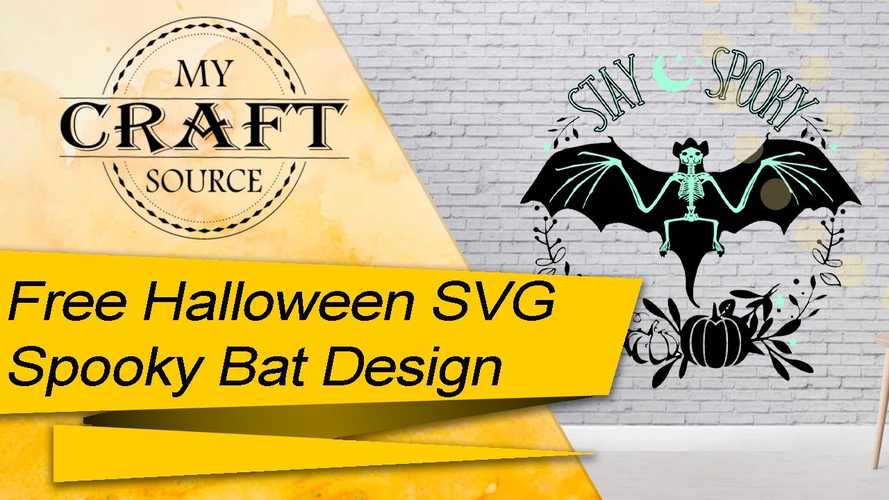 {Free Halloween SVG} Using Glow to create a Spooky Bat Design