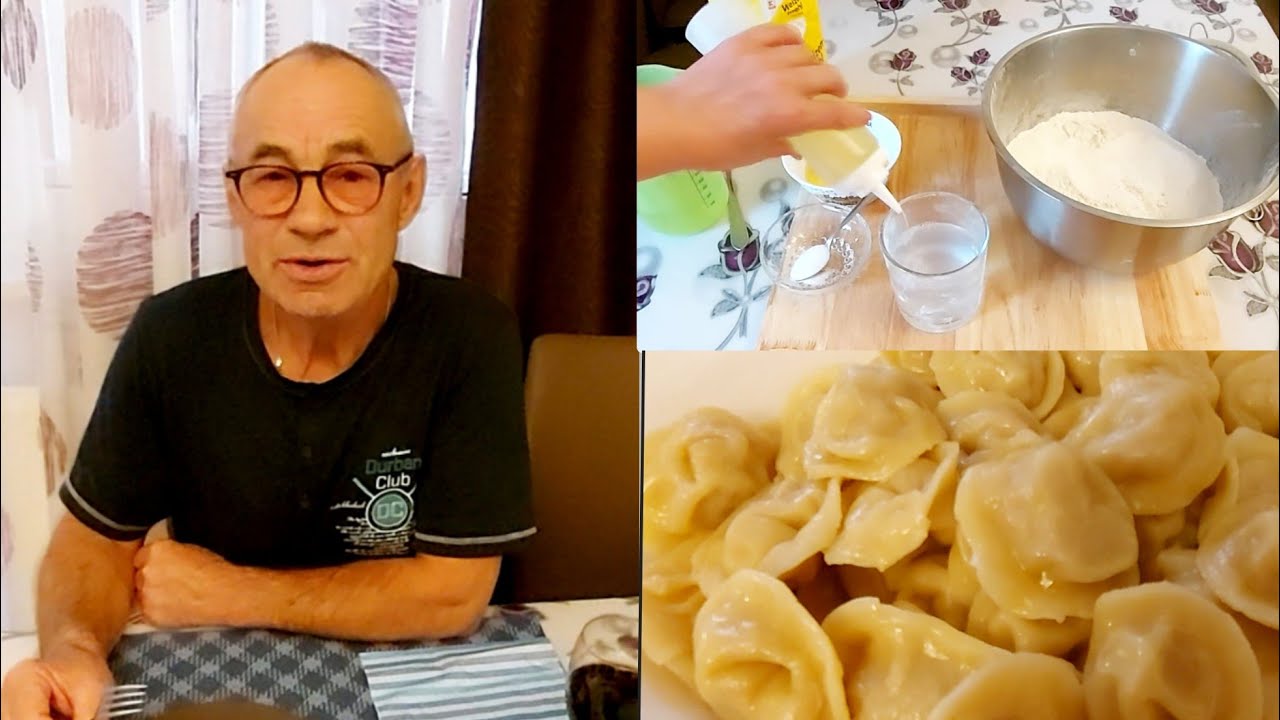 ..и снова  Пятница ! Леплю  пельмени  по новому рецепту