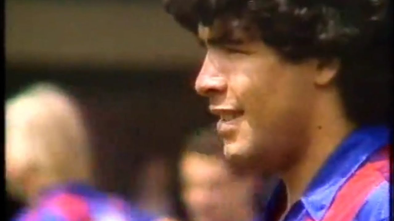 Diego maradona vs Selecció Catalana 1983 (genius goal) | All touches
