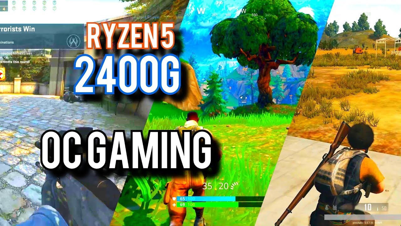 AMD Ryzen 5 2400G Overclocking: Fortnite, PUBG, And More!