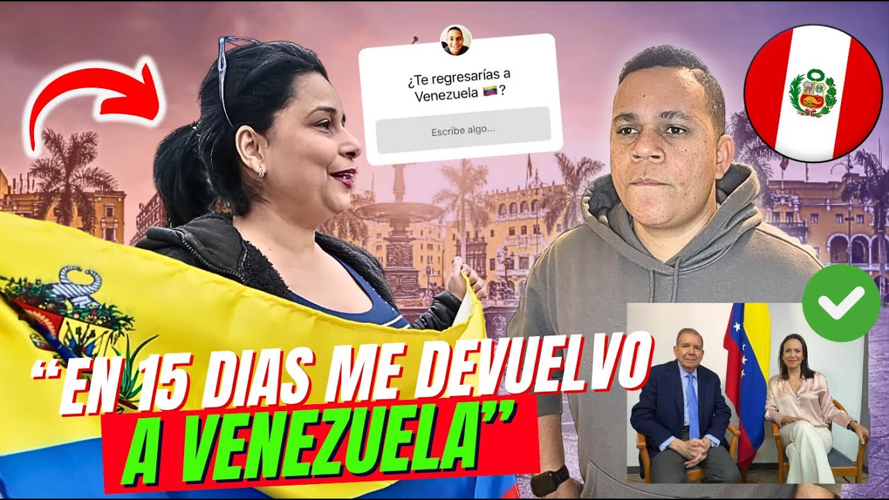Esto OPINAN los Venezolanos 🇻🇪 en Perú 🇵🇪 que HARIAN si MADURO pierde las ELECCIONES en VENEZUELA