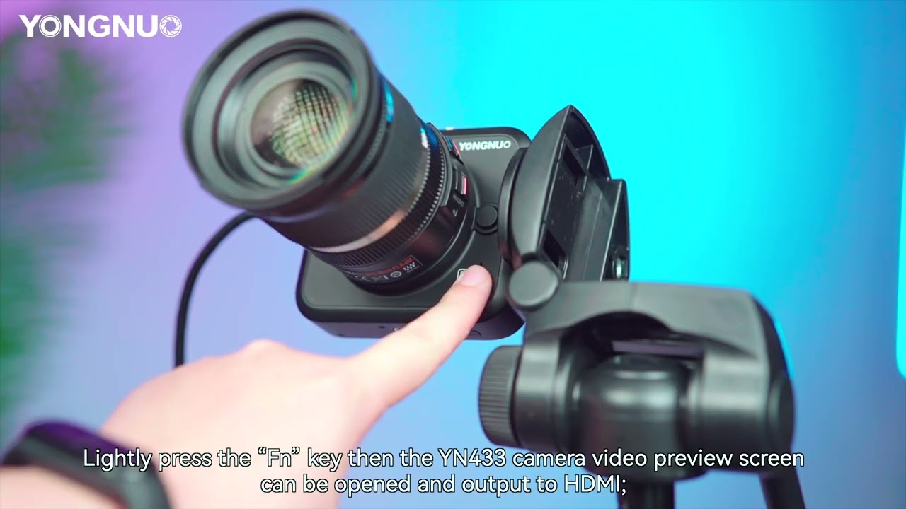 YONGNUO YN433 Operation Tutorial: Live Streaming Has Never Been Easier