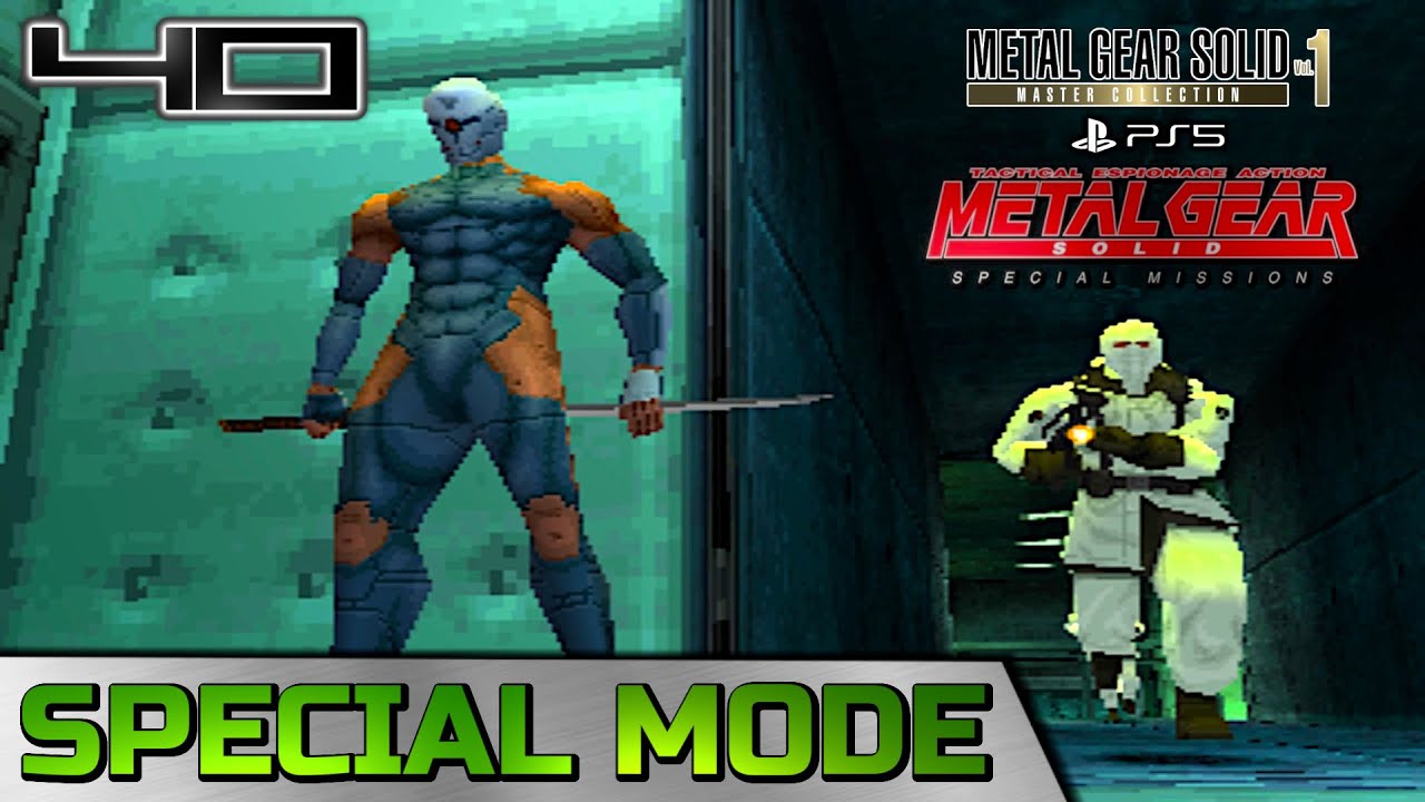 METAL GEAR SOLID 1 [40] &bull; Special Missions &bull; Special Mode &bull; All Stages 1st &bull; Master Collection