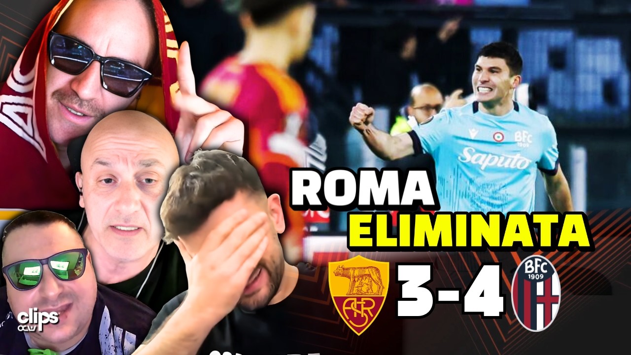 ROMA - BOLOGNA 3-4 | PSICODRAMMA ROMANISTI! IL BUTRE ON FIRE! ALE SBE DISTRUTTO! FALLIMENTO TOTALE!!