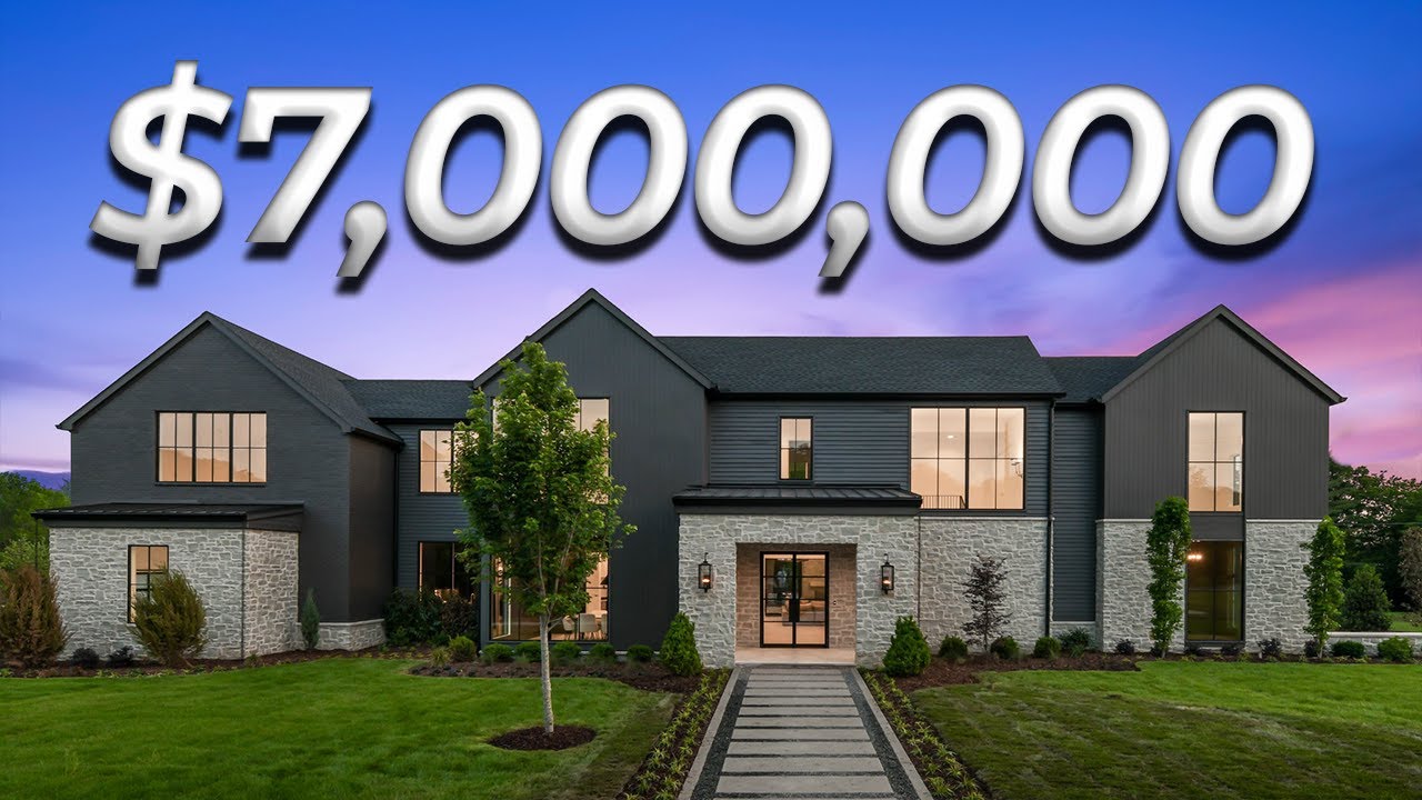TOUR INSIDE a $7,000,000 Million Dollar Park City Inspired Modern Mansion with THREE Kitchens!