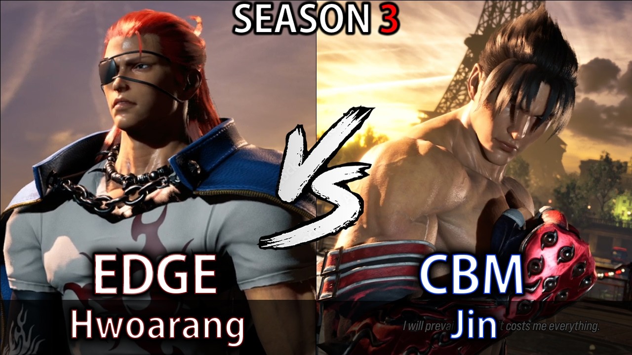 EDGE (Hwoarang) vs CBM (Jin) - [Season 3] [Tekken 8] (REPLAY)