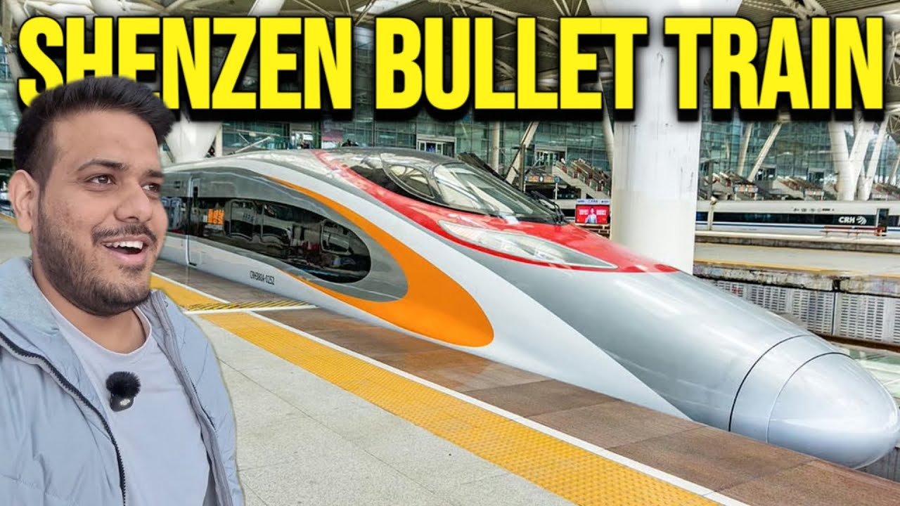 Shenzen Bullet Train In China 🇨🇳  - India To Australia By Road 🇮🇳