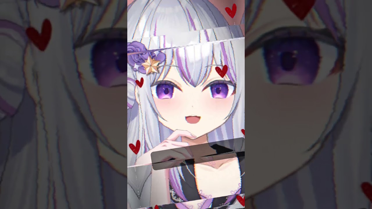 ロングヘアとショートヘアどっちがすき？💜 #vocaloid #リュシー #vtuber #個人勢vtuber #shorts #shortvideo 【どっちにするの？/ 初音ミク・重音テト】