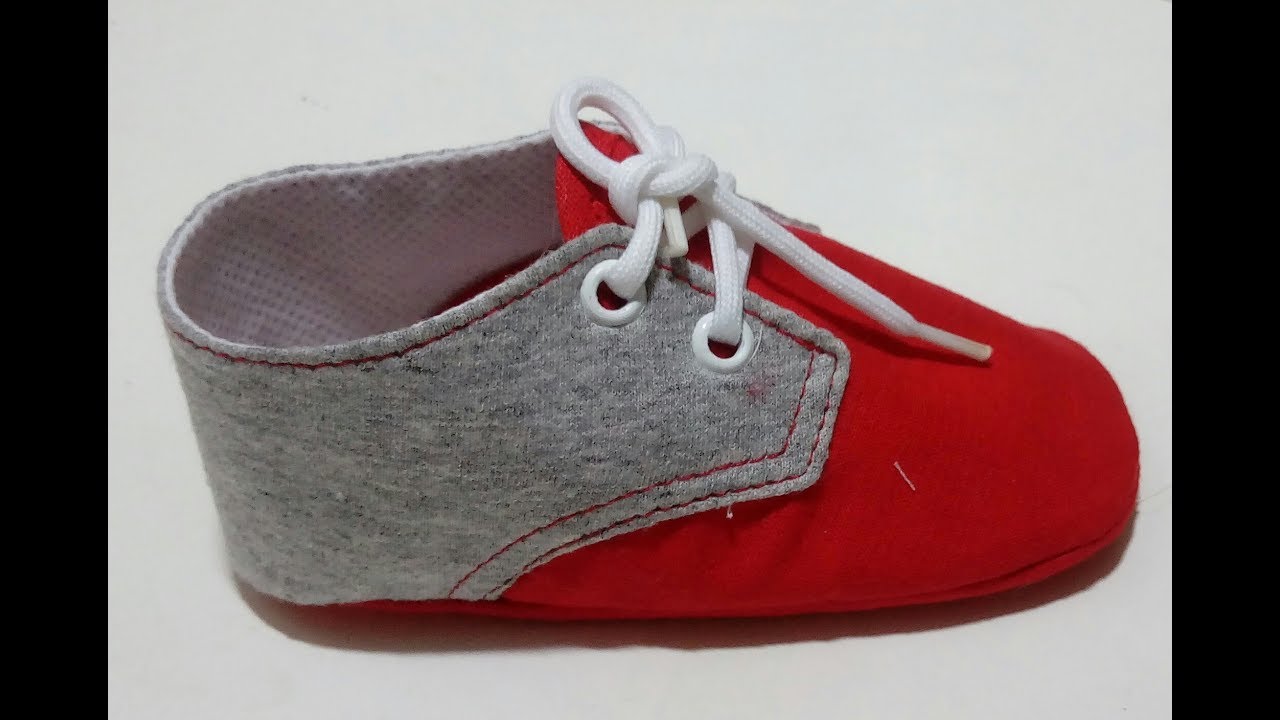 DIY BABY SHOES Como fazer sapatinho social para bebe