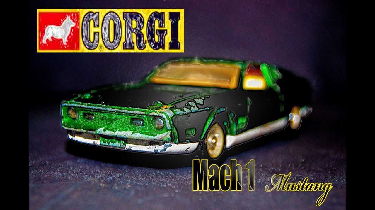 DMC June 2024 any corgi car , corgi ford mustang mach 1  restoration