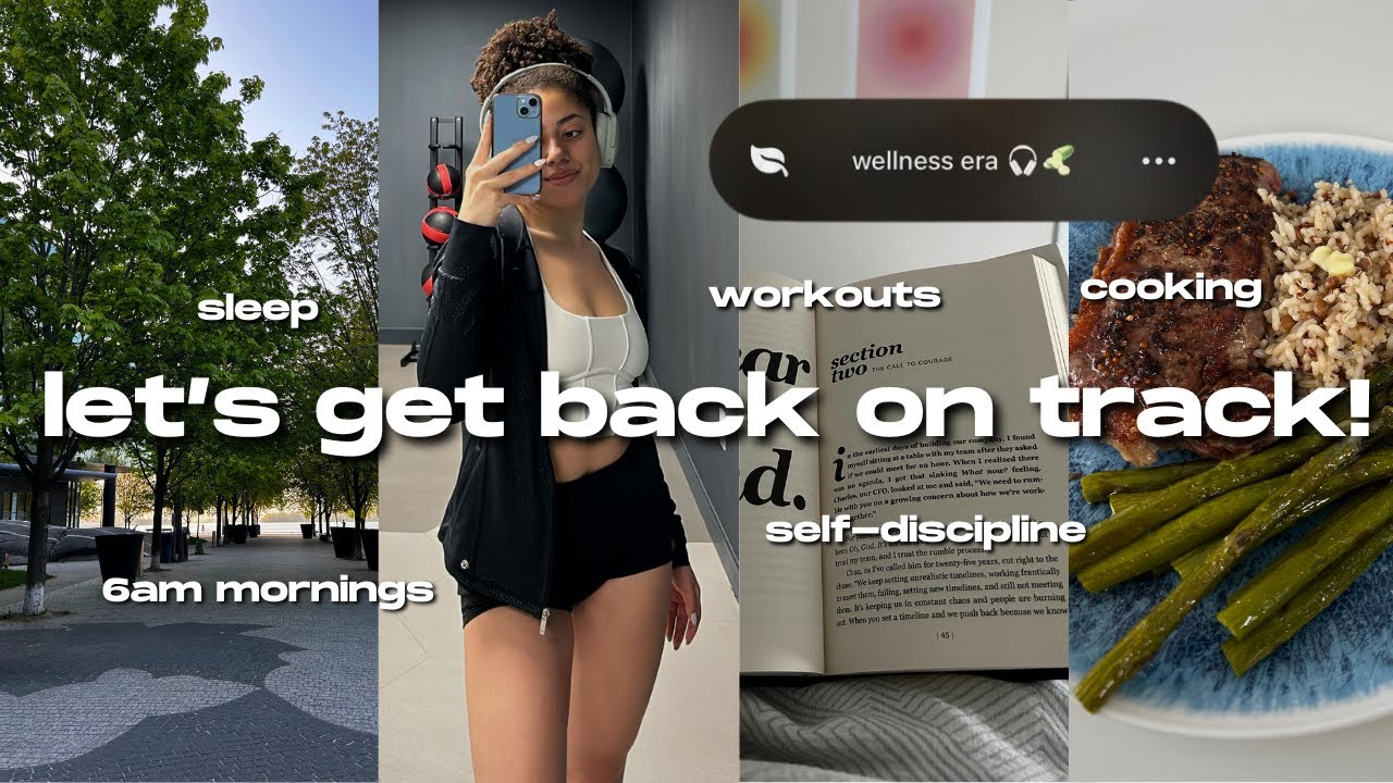 POV you're showing up for yourself again 🌱 6am mornings, workouts, cooking, productive week & MORE