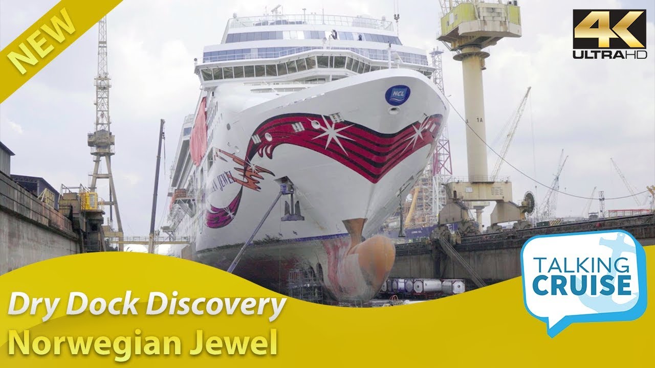 Dry Dock Discovery &ndash; Norwegian Jewel Cruise Ship (Before & After)