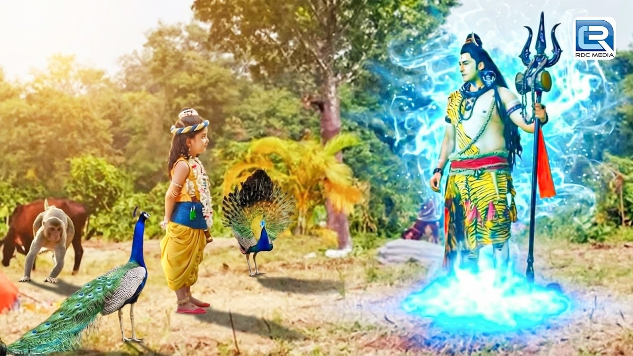 गांव के जंगलों में हुआ कान्हा और महादेव का अद्भुत मिलन | Yashomati Maiyaa Ke Nandlala | Latest EP