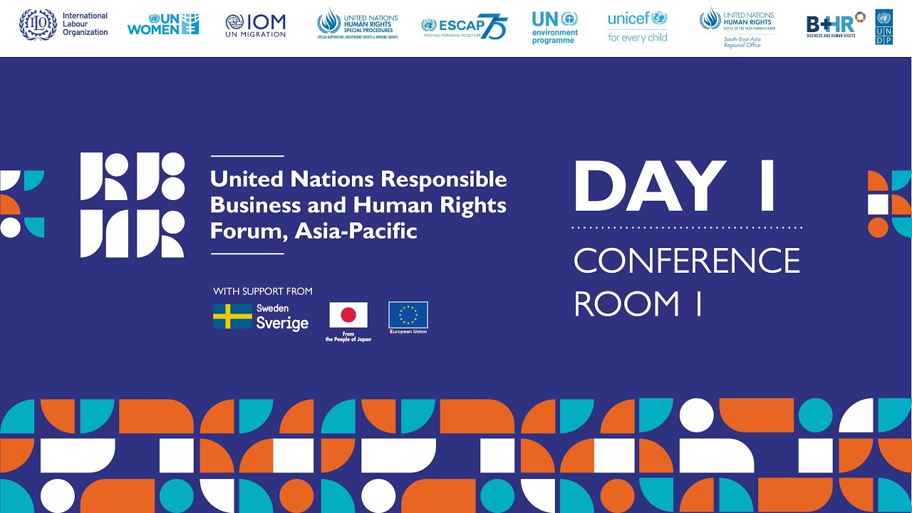 UN RBHR Forum 2023: Day 1  |  Conference Room 1
