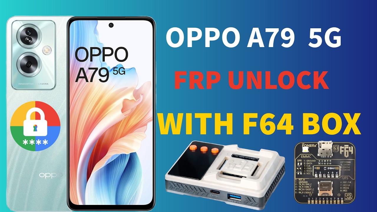 Oppo A79 5G FRP Bypass F64 Box Tool | Step By Step Guide(100% Working)2026 | F64 Box Full Tutorial