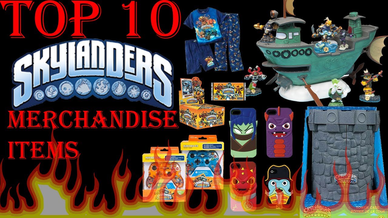 Top 10 Greatest Skylanders Merchandise Items (ft. JAP28)