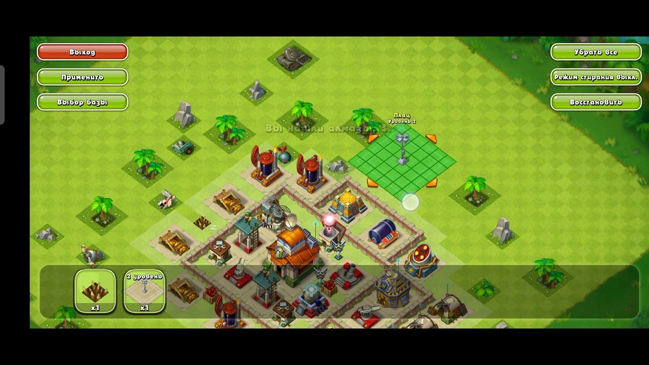 начало игры в Jungle heat, расстановка базы и получение хороших монументов