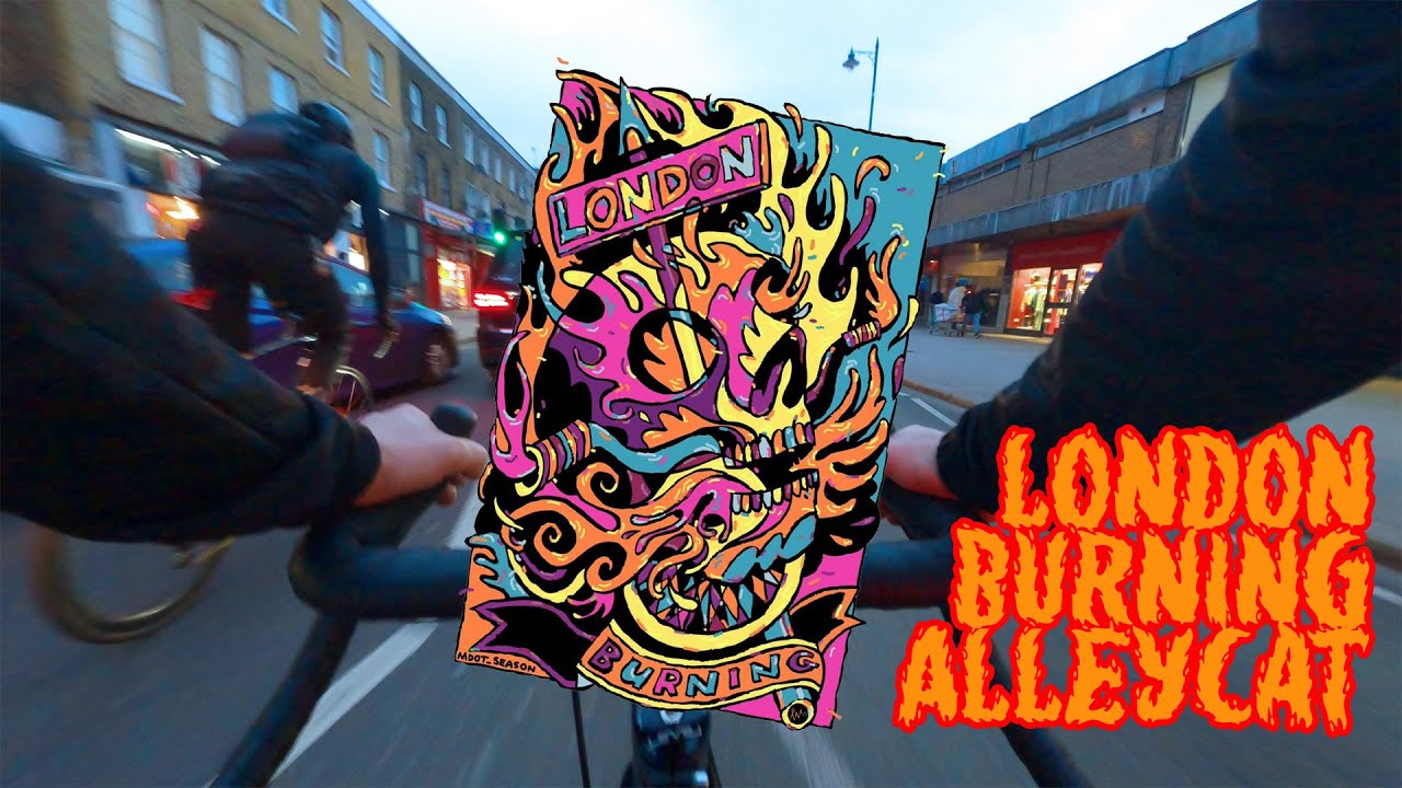 London Burning 2024 - Alleycat on a Gravel Bike - Tom Webb