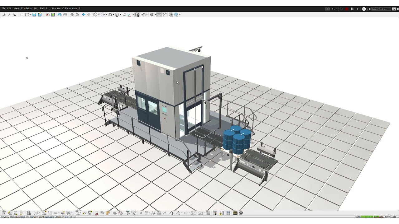 Virtual commissioning with Autodesk and Machineering