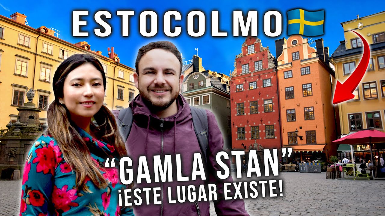 EL BARRIO MÁS LINDO DE SUECIA Caminamos por Gamla Stan Plaza Stortorget imperdible el Museo Nobel 🇸🇪