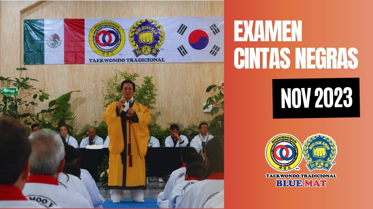 Examen Cintas Negras #moonmoowonmoodukkwan Nov 2023 Oaxtepec México