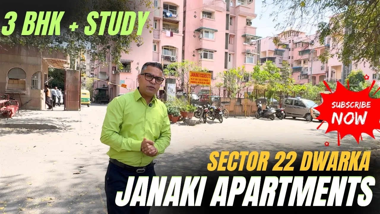 📢 Spacious 3 BHK + Study for Sale! Dwarka Sector 22 Luxury Tour | 🔥3 BHK Flat in Dwarka 
