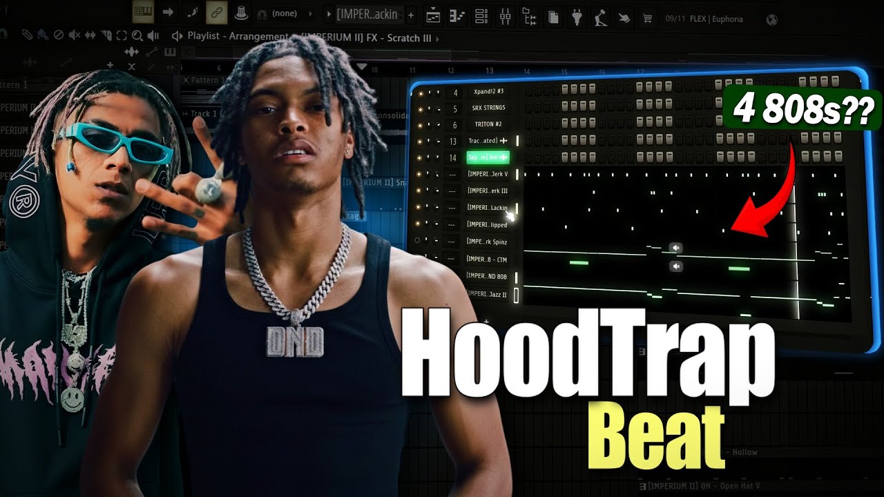 How to Make Hoodtrap Beat like Vijay DK & Nemzz from Scratch in Fl Studio (Tutorial) | Hindi