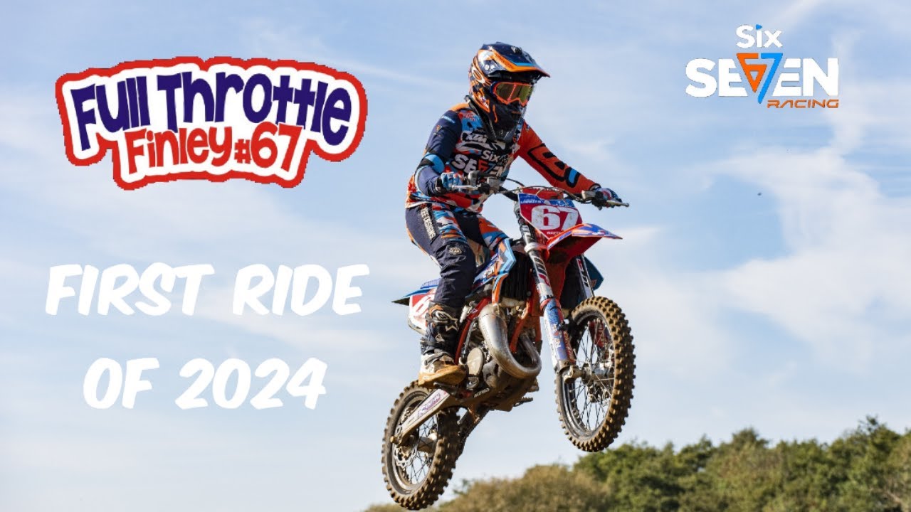 Full Throttle Finley #67 First ride of 2024 KTM 85 BW