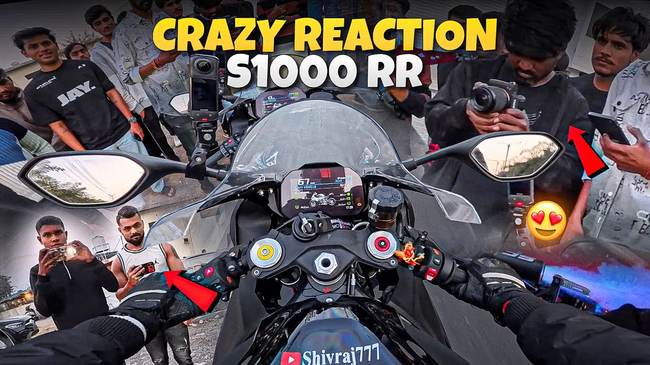 Taking Loud BMW S1000RR in Meet-up😱| Crazy Reactions 🔥|