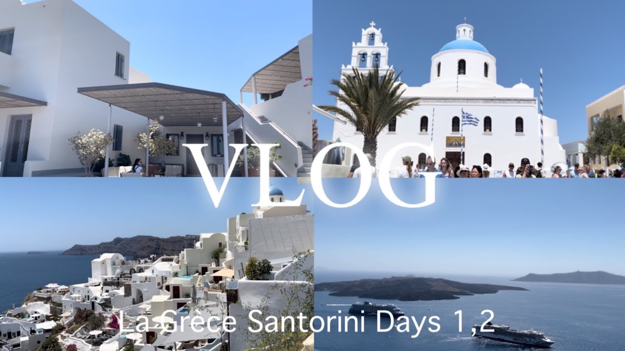 La Gréce Santorini   Days 1, 2 #grece #santorini #oia #thira