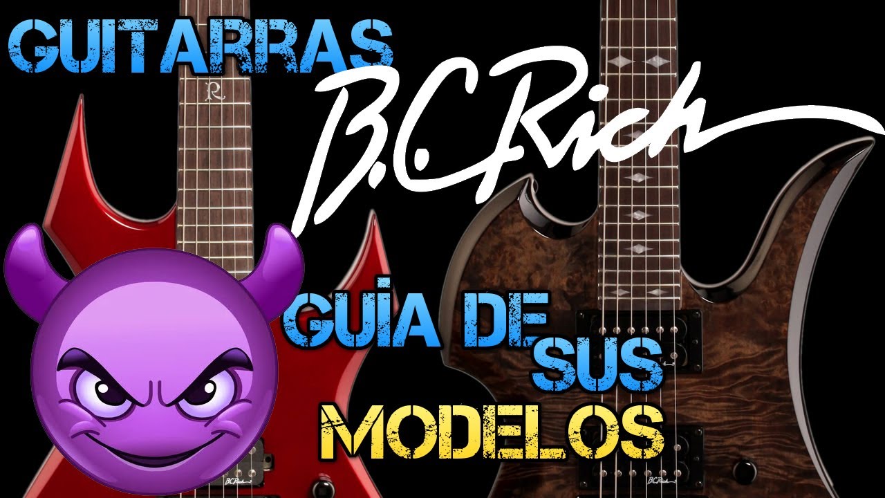 GUIA de Modelos BC RICH (Guitarras para METAL y HARD ROCK): Warlock, Mockingbird, Shredzilla...