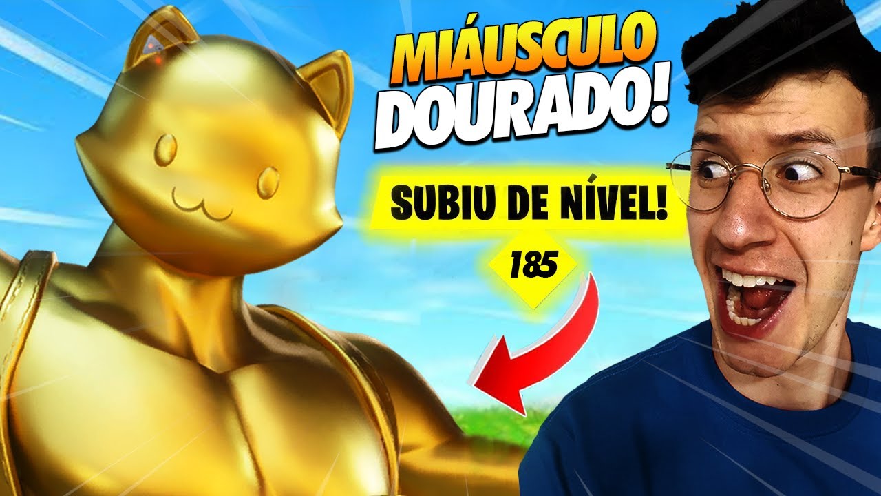 LIBEREI O MIÁUSCULO DOURADO! - FORTNITE