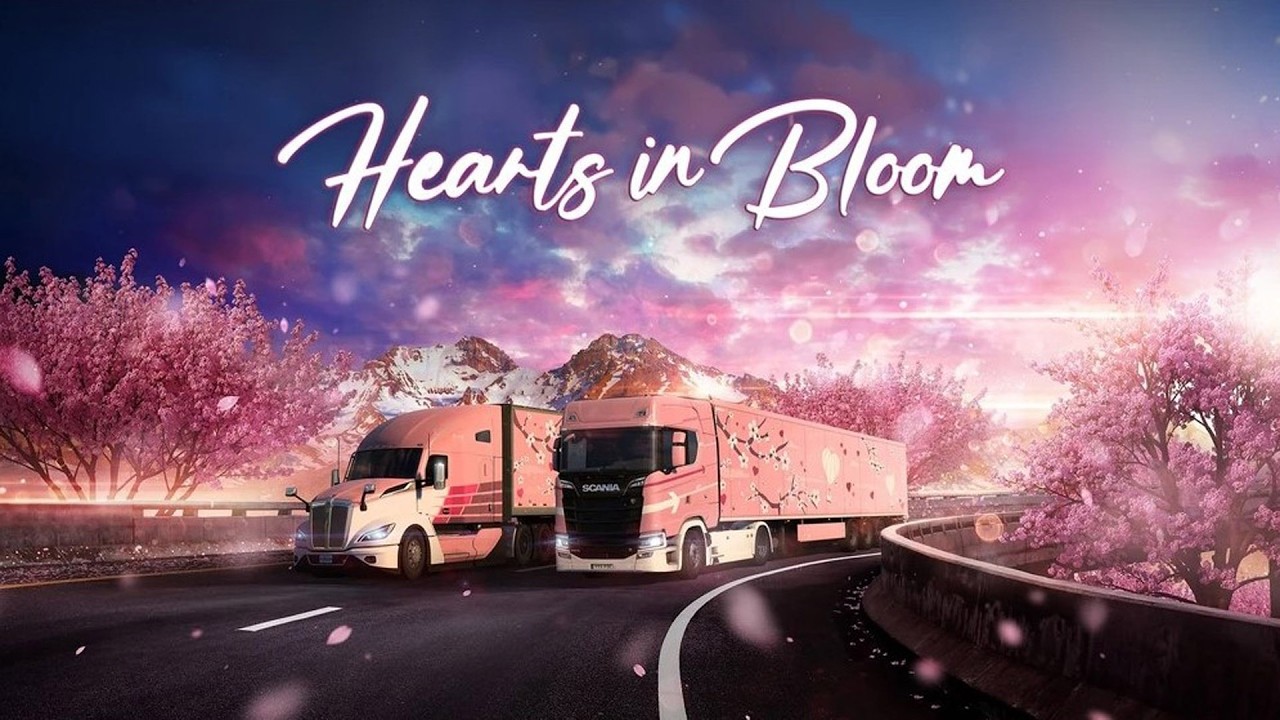 Euro Truck Simulator 2 V1.58.1.2s Multiplayer Ивент Hearts in Bloom! (Доброе утро🤗)