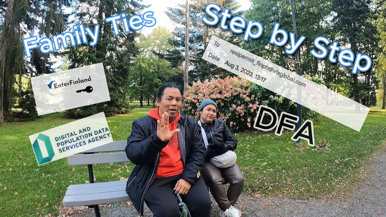 Mga ginwa at inasikaso namin para maka punta sya dito sa Finland. Family Ties