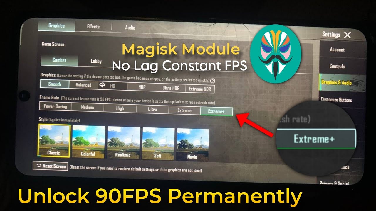 Unlock 90FPS | Best Magisk Module 2025