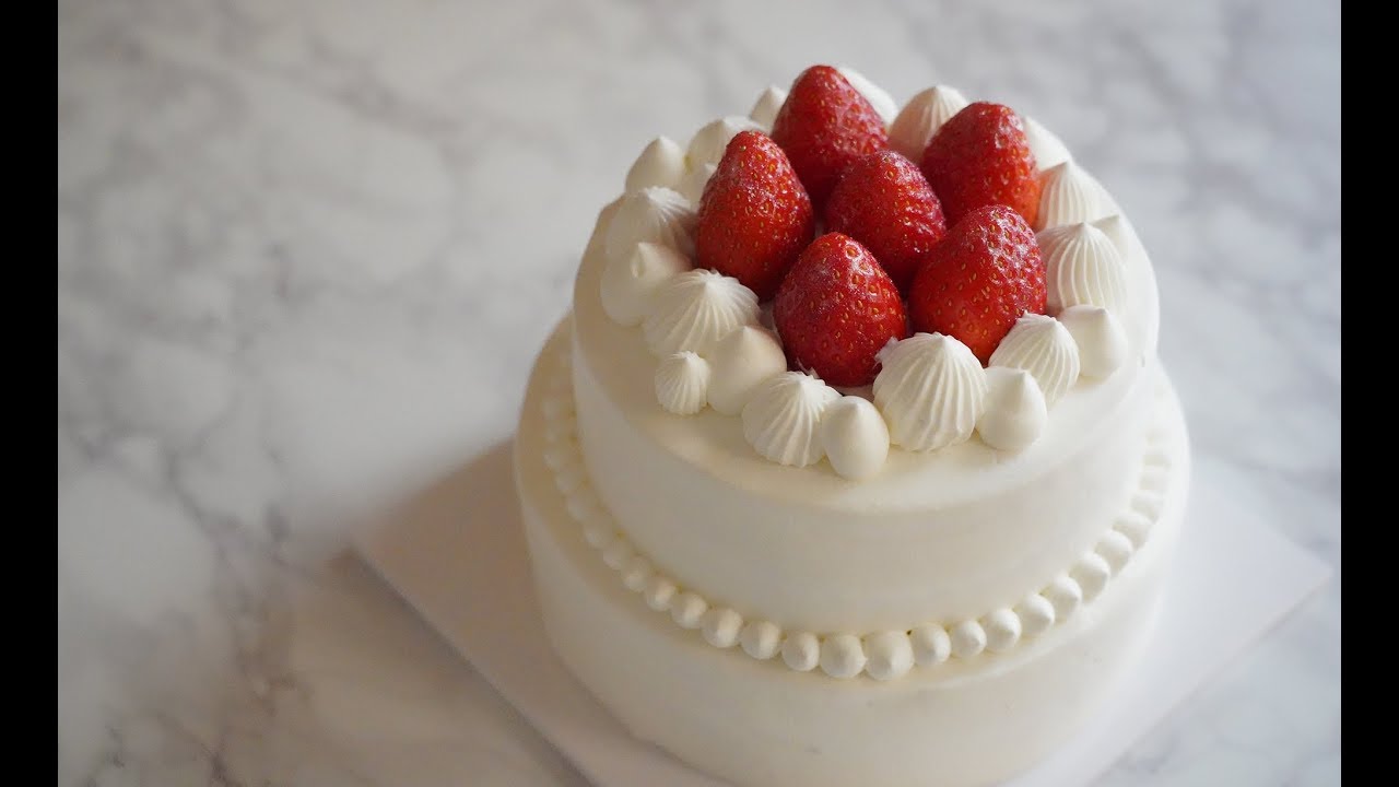 특별한 날을 위한 2단 딸기케이크 만들기: 딸기 생크림 케이크 : strawberry cake [우미스베이킹:그녀의베이킹]