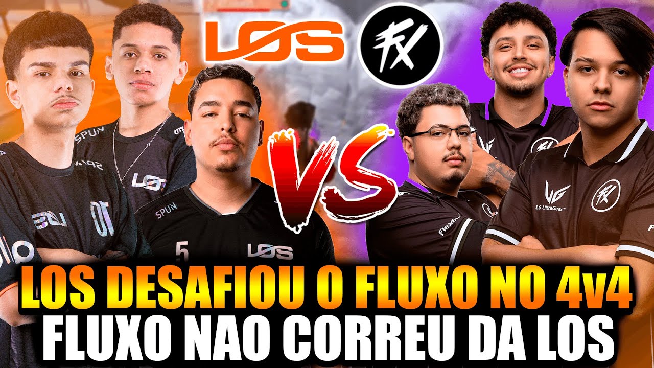 LOS ENFRENTA O FLUXO EM 4V4 PÓS TREINO (CLIMA INSANO)