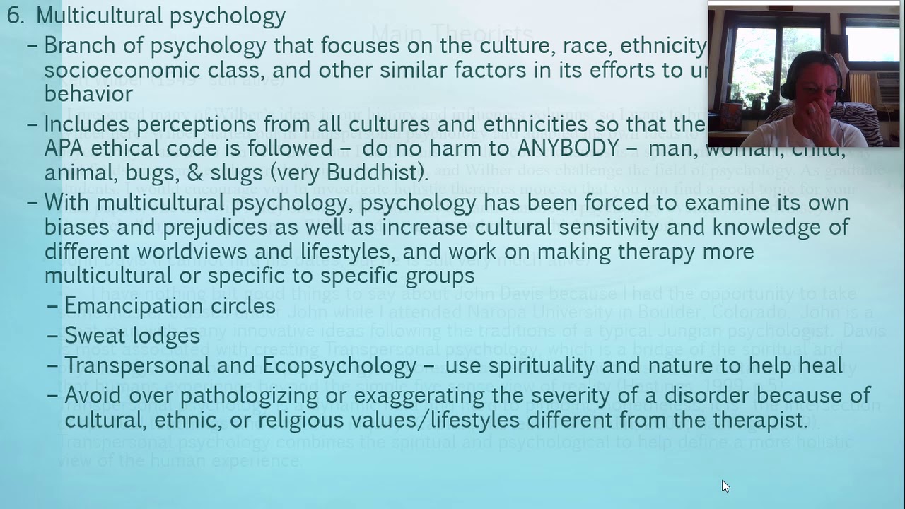 Psychological Schools of Thought Part II