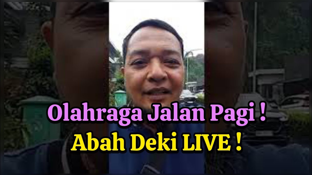 jalan pagi live !