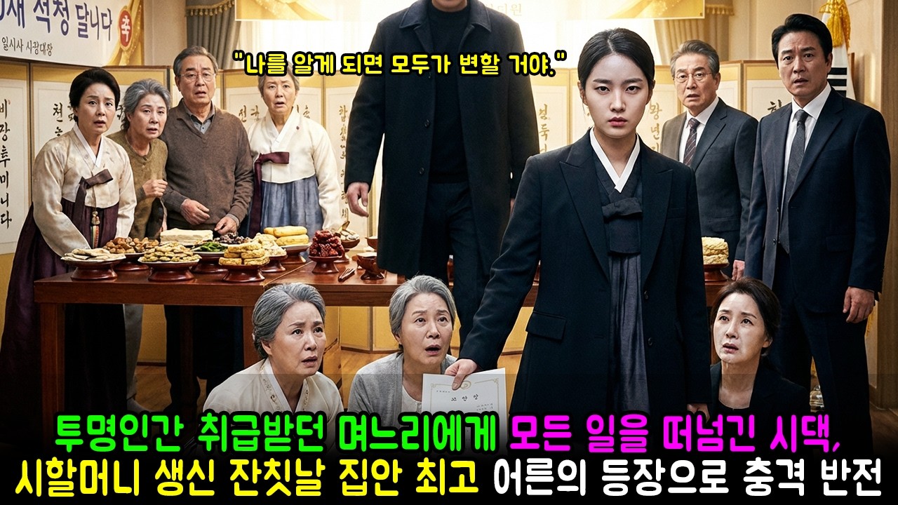 투명인간 취급받던 며느리에게 모든 일을 떠넘긴 시댁, 시할머니 생신 잔칫날 집안 최고 어른의 등장으로 충격 반전 | 반전사연 | 감동사연 | 노후사연 | 막장사연