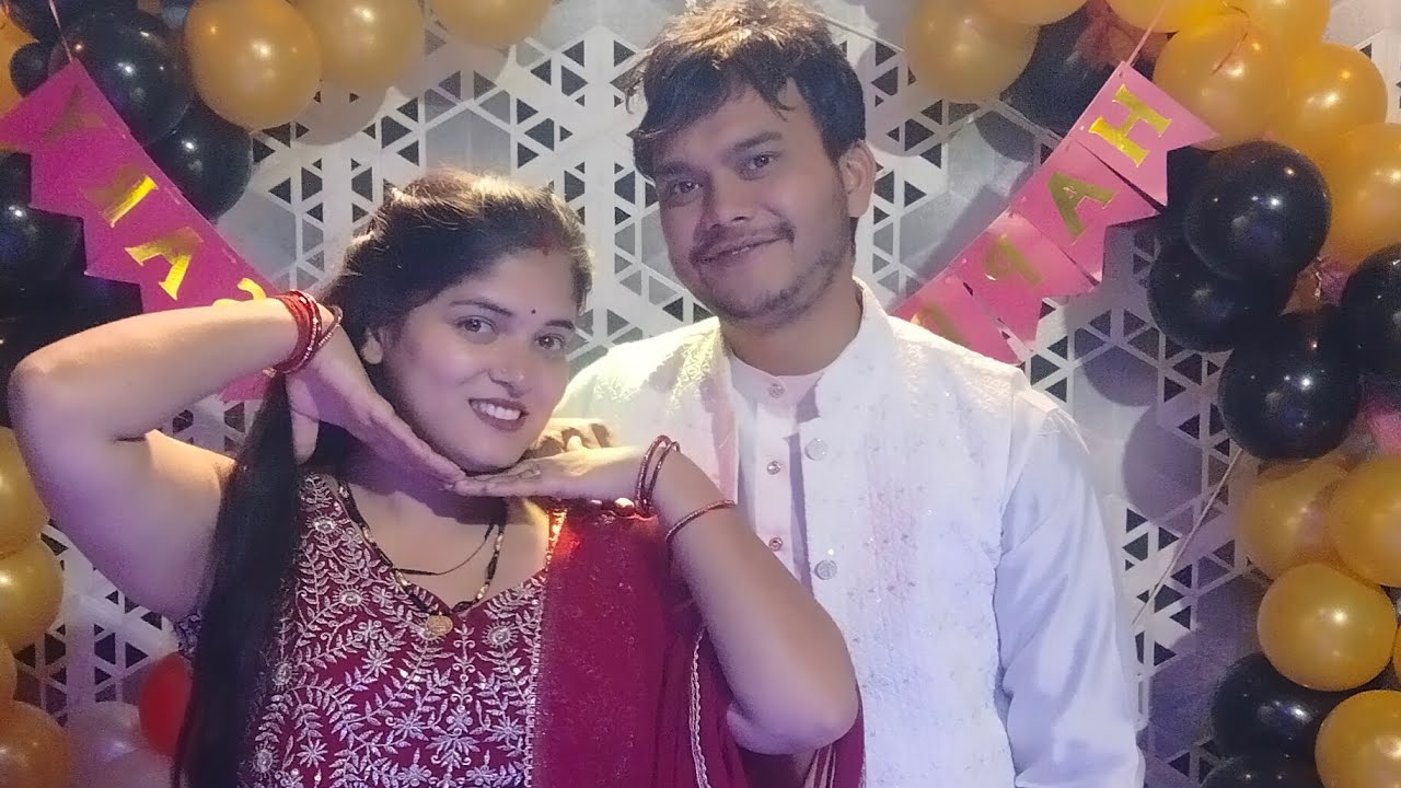 1st Wedding Anniversary Sandhya  ❣️Sumit 