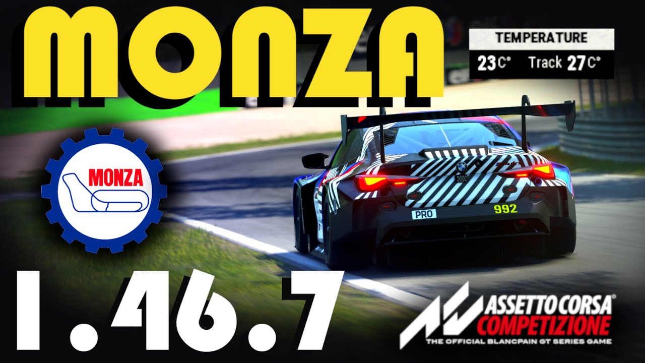 MONZA IN THE BMW | 1:46.7 | Assetto Corsa Competizione Hotlap | BMW M4 GT3 @ Monza 2021 BoP